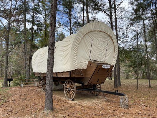 Closer view of chuckwagon