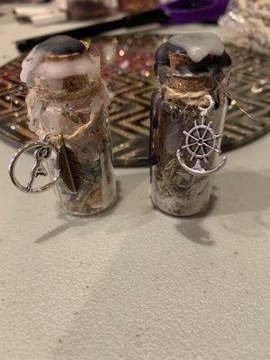 Special event making crystal bottles