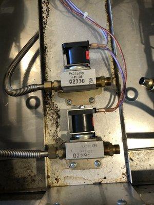 Viking range gas valve leak test