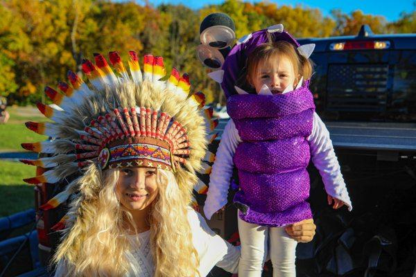 Becky's annual Trunk or Treat, October 2020