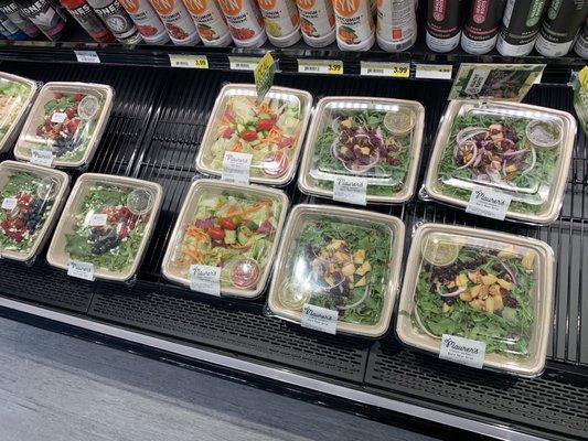 They have awesome looking salads, sushi, dips!