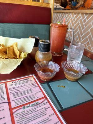 Chips and salsa very good