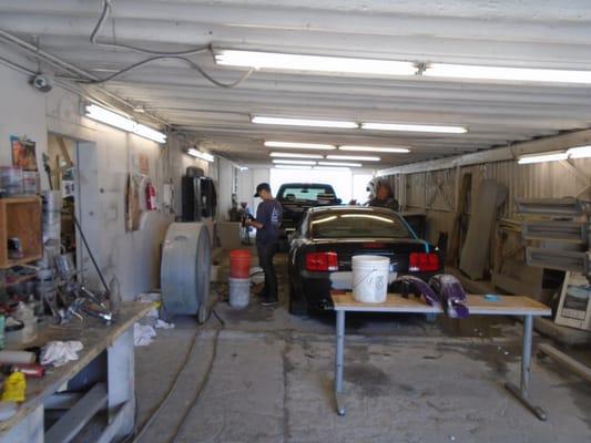 Lakeside Auto Body Prep Room