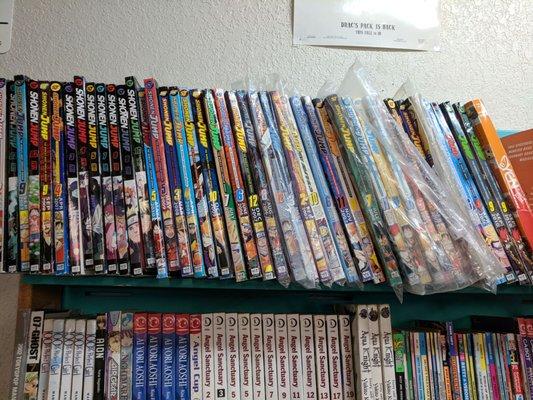 Anime section.