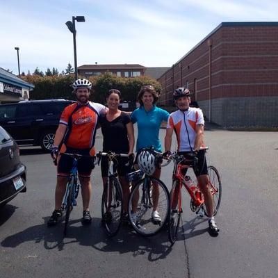 Beautiful weather and a great turnout of new and returning riders for our shop rides!