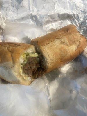 Steak & cheese Steak & cheese