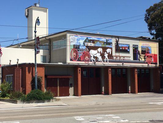 Important fire station on the south/central area of SF