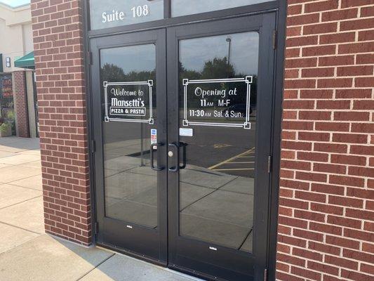 Front exterior-entry doorway.