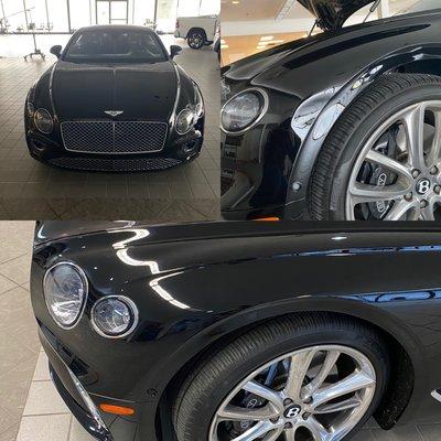 2020 Bentley GT fender dent removal