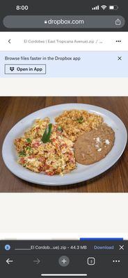 Huevos a la Mexicana