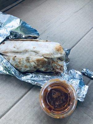 Al pastor burrito (8.99)