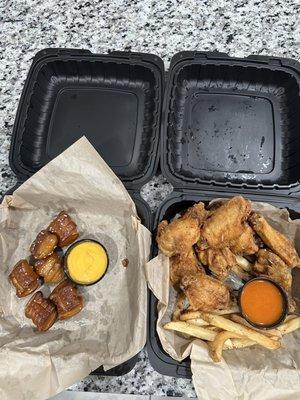 Wings and bites