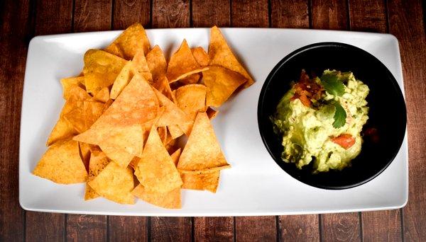 Guacamale and chips