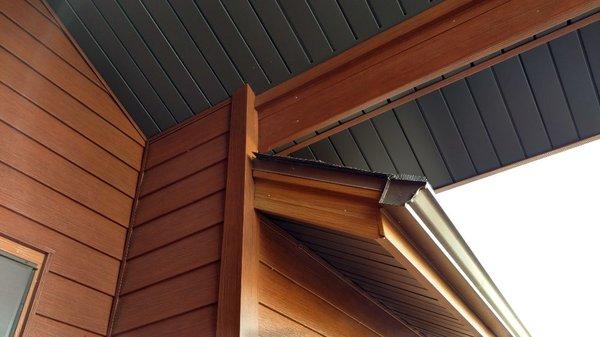 Metal Clad fabrication to wrap the details, beams, posts, cannales and trim boards