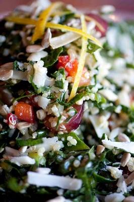 Shredded Kale + Quinoa Salad