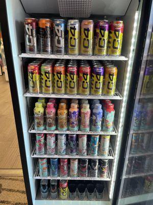 Over 50 flavors of energy drinks