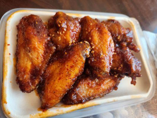 Spicy chicken wings