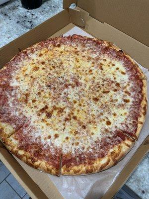 Large cheese pizza