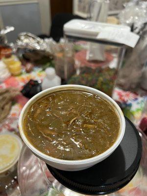 Gumbo, small with rice $3.99