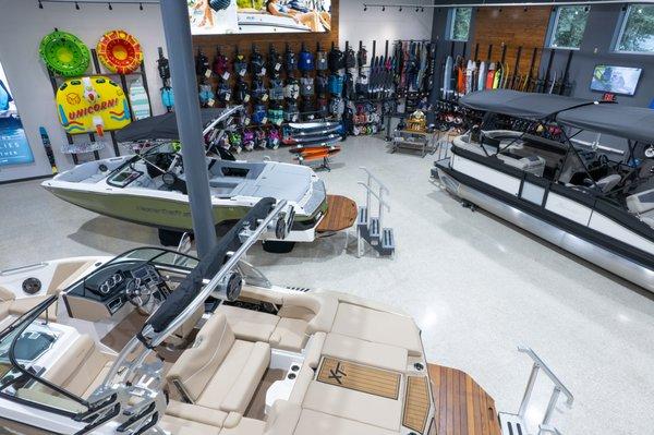 Fully stocked water sports proshop