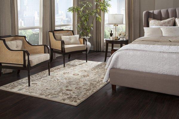 We carry many area rugs to suit a wide range of tastes and budgets.