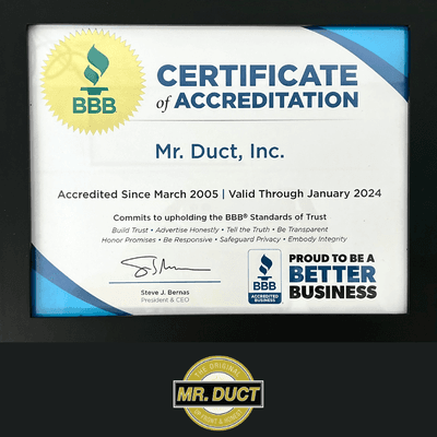 We are proud to spend another year as a Better Business Bureau accredited business!