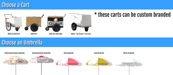 Customize your ice cream cart!