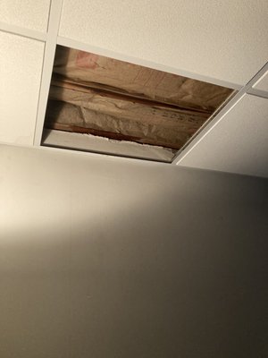 Water damage from repairs done