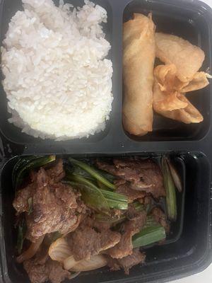 2. Cashew Chicken Lunch 6. Mongolian Beef Lunch