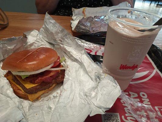 Big Bacon Classic and Frosty