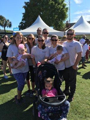 Cleaveland & Cleaveland, P.L. at the JDRF OneWalk on Saturday, April 9, 2016.