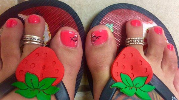 Art work pedicure