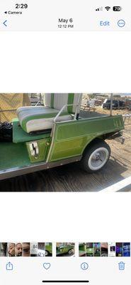 Golf cart restoration