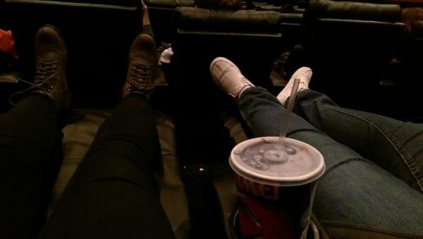 Reclining chairs at the discount theater! I'm sold.