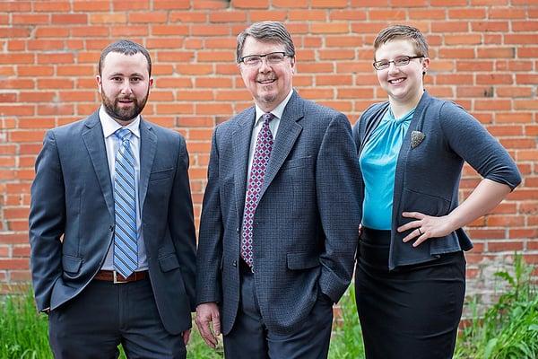 (From left to right) Jason Greene, Kurtis Loomis and Emilie Pla