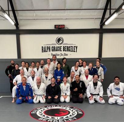 With Ralph Gracie Berkeley team after a tough Sat workout!