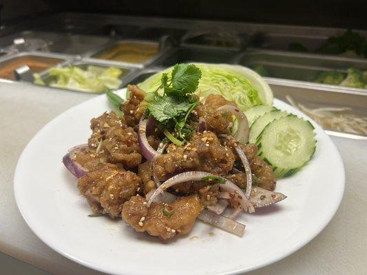 Larb Crispy Chicken