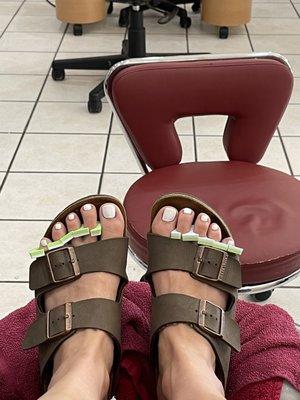 Standard pedicure for $28