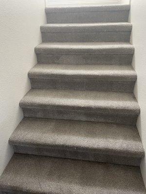 Cleaned stairs