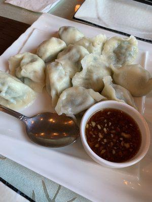 Classic shrimp and chive dumplings