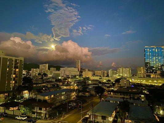 Moon rise