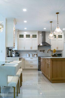 Kitchen Designed in two-tone