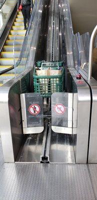 Cart escalators! Love it.