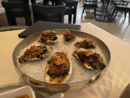 Oysters Rockefeller