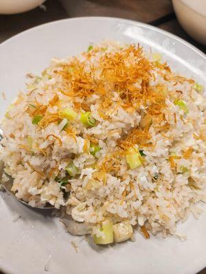 Dried scallop and egg white fried rice