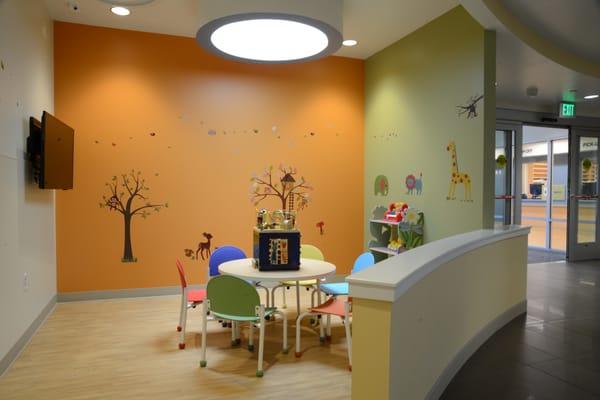 Pediatric waiting area