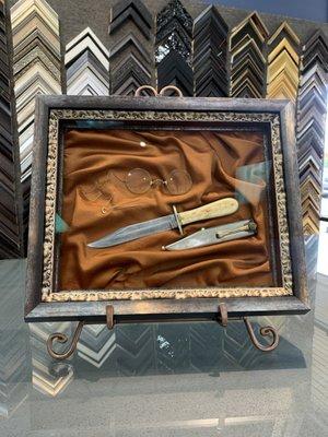 Shadowboxes are one of the things we do best. Come check us out.