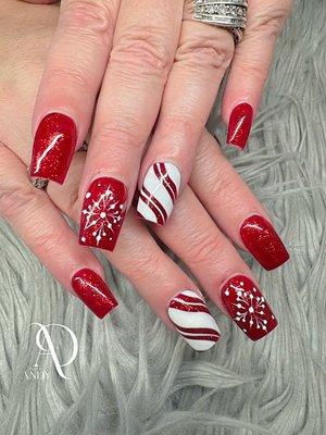 Christmas Fullset Nails