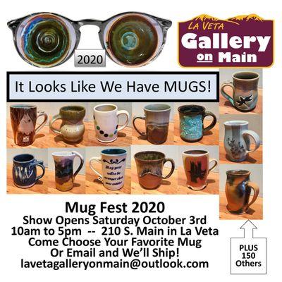 We always have lots of mugs -- but especially beginning October 3rd in 2020!