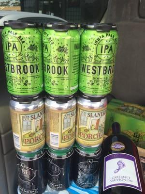 Westbrook IPA, Holy City Pale Ale, SheBeen Brewing Black IPA